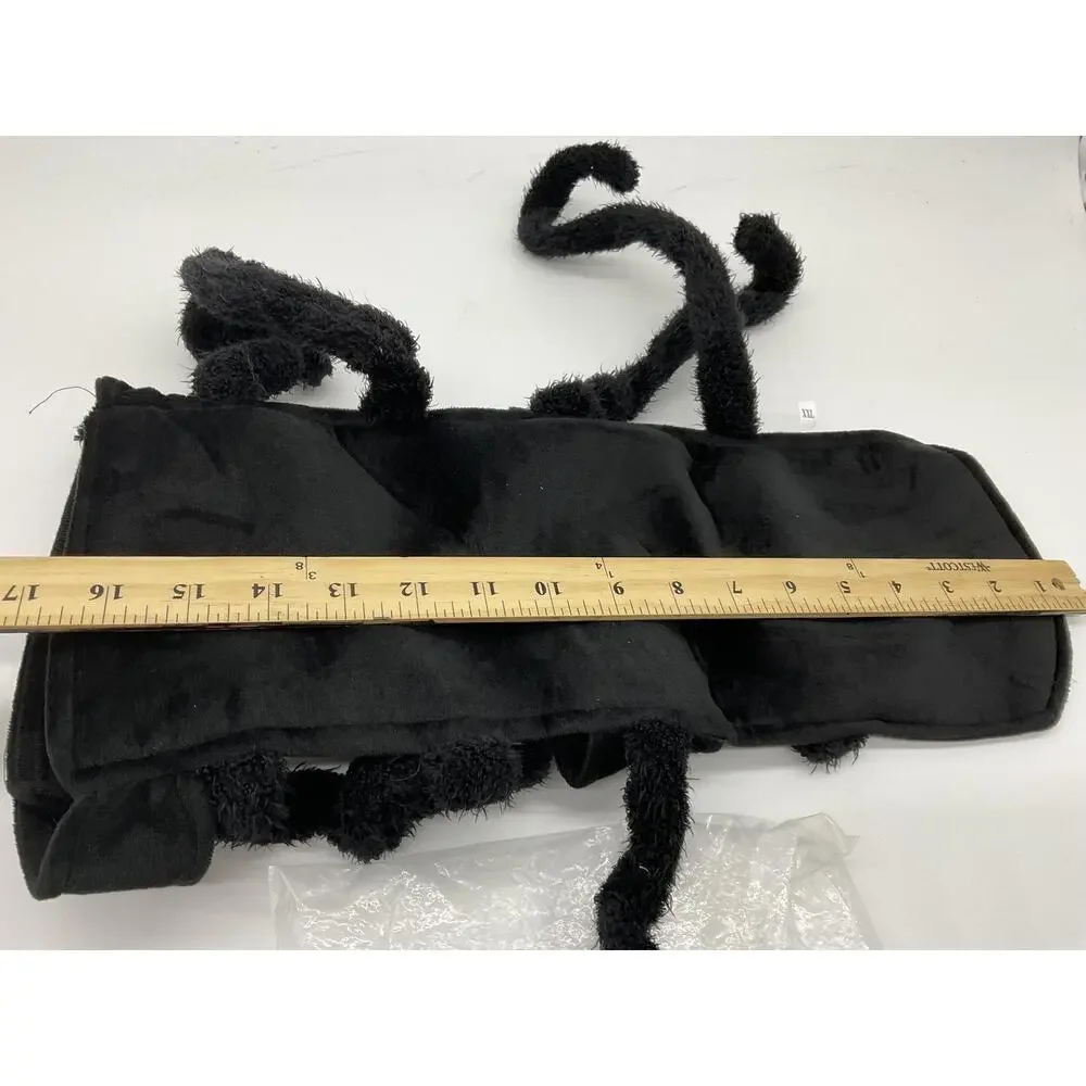 Spider Dog Costume XXL Black Plush Halloween Pet Apparel Cat Funny Spider Legs